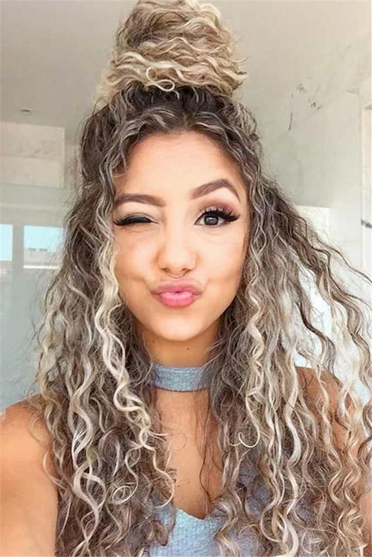 Cute And Pretty Curly Hairstyles To Look Stylish; Curly Hairstyle; Curly Hair; Cute Hairstyles; Pretty Hairstyle; Stylish Hairstyles; Curly Stylish Hairstyles #curly #curlyhair #curlyhairstyle #cutehair #prettyhair