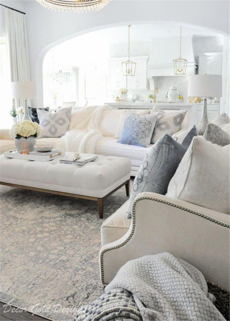 50 Cozy And Comfy Winter Living Room Decoration Ideas You Should Try ...