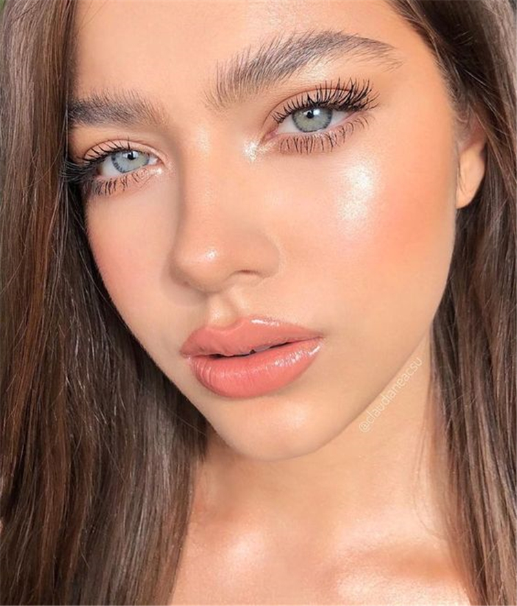 Pretty And Fresh Makup Looks For You To Start Your Year 2020; ; Sexy Makeup; Makeup Looks; Fresh Makeup Looks; Pink Eye Makeups; Color Eye Shadows; Long Eyelashes; Curl Eyelashes; Thick Eyelashes; #makeup #makeuplooks # freshmakeup #prettymakeup