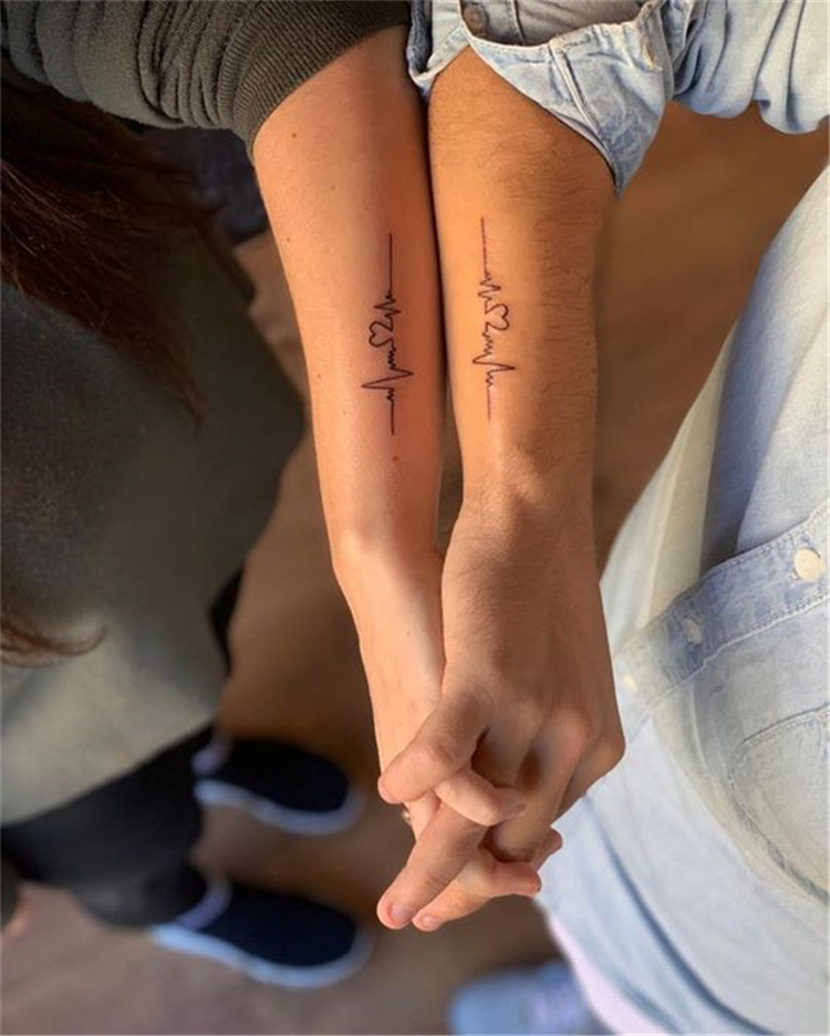 42 Meaningful Matching Couple Tattoo Ideas For Love Matching Couple 