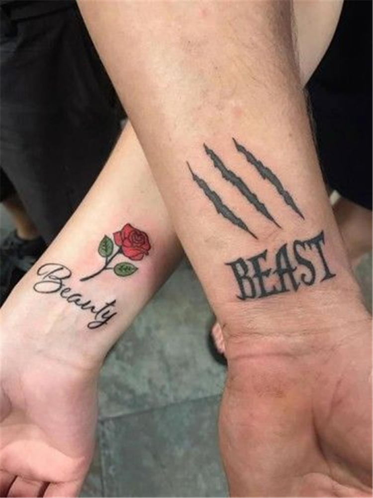 Couple Matching Tattoo Designs To Express Your Love - Page 44 of 50