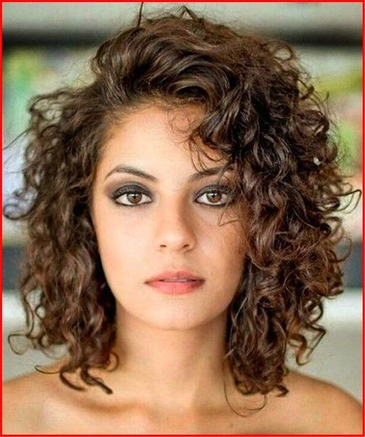 layered curly hairstyles; short curly hairstyles; curly bob cuts; short hairstyle; Chic Short Hairstyle; Short Hairstyle; Curly Hairstyle