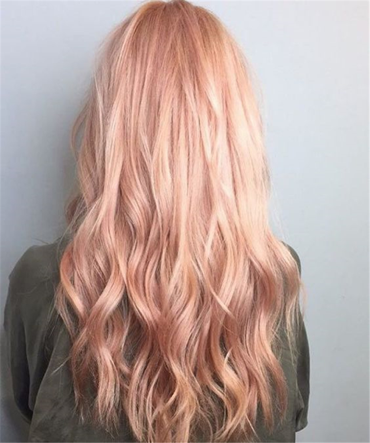 Rose Gold Hair; Rose Gold Hair Color; Rose Gold Hair Color Id...