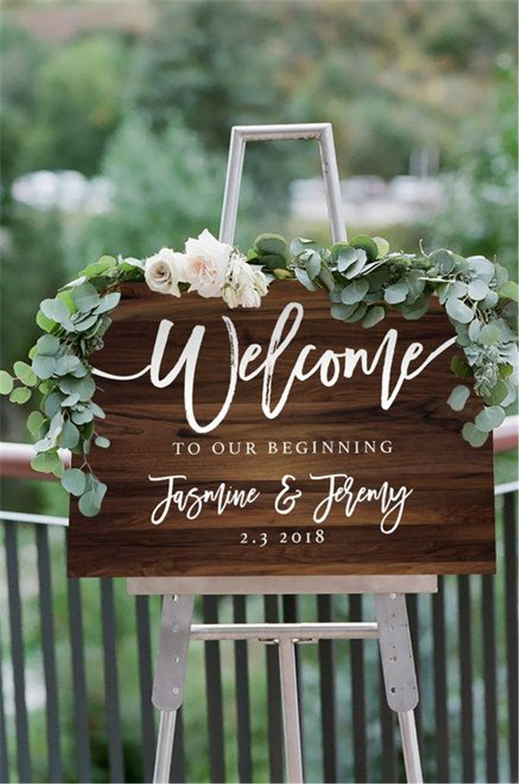 Elegant Wedding Welcome Signs You Will Like; Wedding Welcome Sign; Welcome Sign; Wedding Sign; Romantic Wedding Sign; Elegant Wedding Sign;