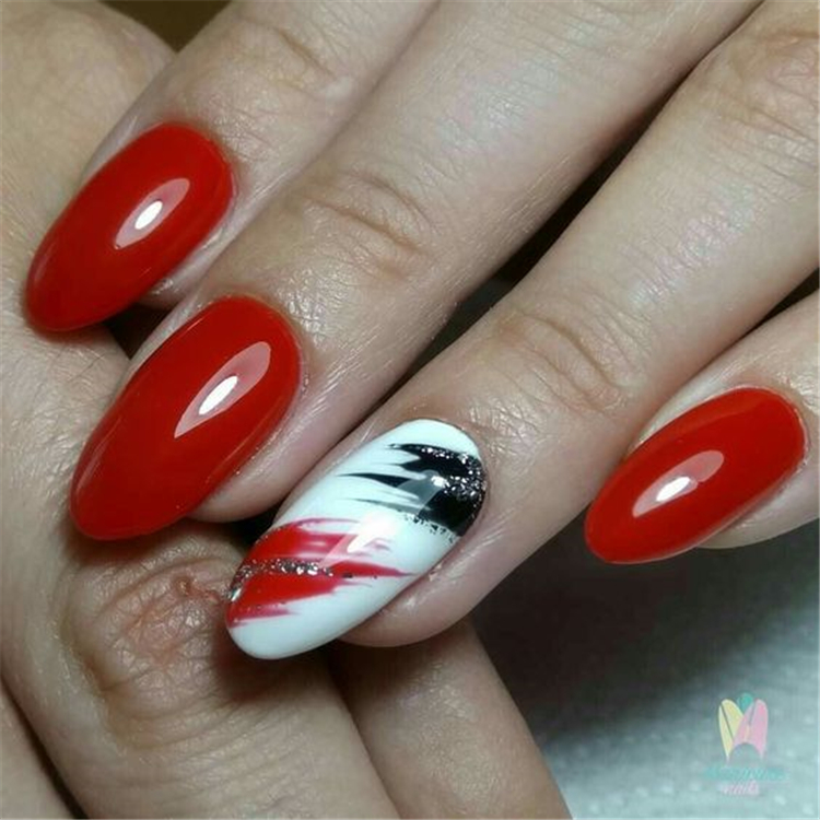 Gorgeous Red Nail Art Designs For Stylish Women; Red Nails; Coffin Nails; Nails; Acrylic Nails; Gorgeous Red Nail Designs; Red Nail Art; Bloody Red Nails; Bloody Red Nail Art Designs;