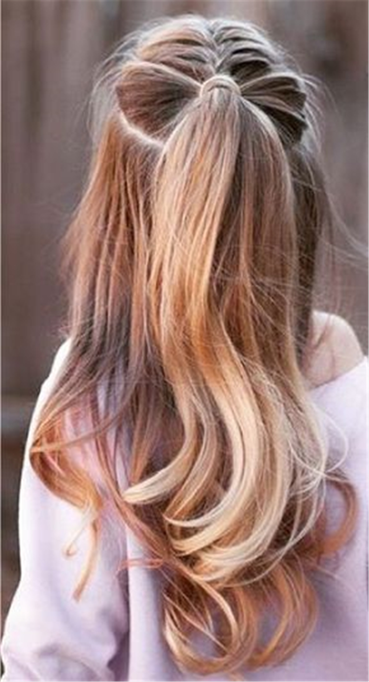 Easy And Cute Back To School Hairstyles You Must Try; Cute Hairstyles; medium length hairstyles; hairstyles for school; simple and cute hairstyles; back to school hairstyles.