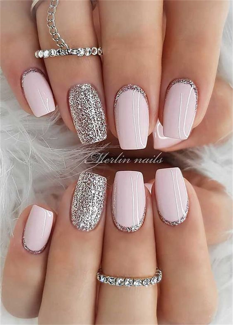 Stunning And Gorgeous Glitter Nail Designs For You; Glitter Nails; Glitter Acrylic Nails; Acrylic Nails; Coffin Nails; Acrylic Coffin Nails; Glitter Coffin Nails; Gliiter Square Nails; Glitter Stiletto Nails; #glitternails #glitter #coffinnails #acrylicnails #acryliccoffinnails #glittersquarenail #glitterstilettonail 