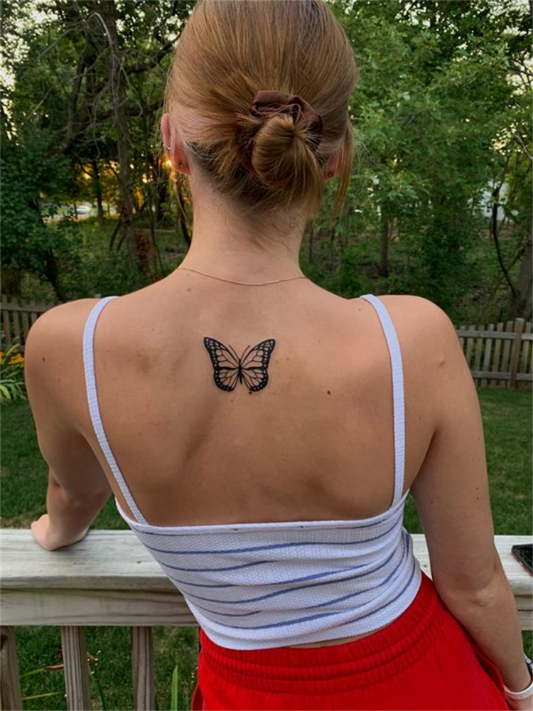 Pretty Butterfly Tattoo Designs You Need Now; Butterfly Tattoo; Tattoo; Cute Tattoo; Butterfly Tattoo Designs; Tiny Butterfly Tattoo; Collar Butterfly Tattoo; Rib Butterfly Tattoo #butterflytattoo #tattoo #butterfly #tattoodesign #tinybutterflytattoo #cutetattoo