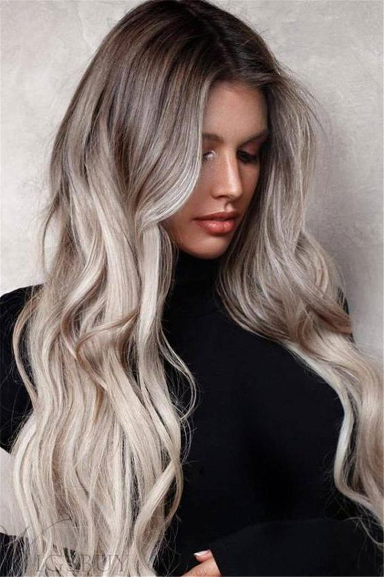 Elegant And Charming,hairstyles,Mid-Length Hair,Autumn hairstyles,Medium Length Straight Hairstyle,Clavicle slightly curled hairstyle,Big wavy long hair hairstyle