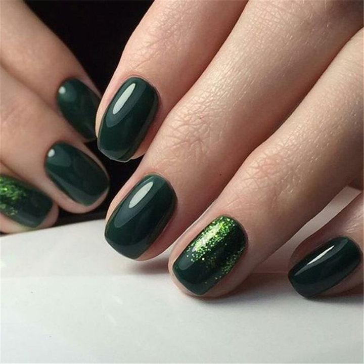 Manicures,Nail,Winter,Pure color series,Pure color series manicure,Dark Series Nail Art,Girl series manicure,Nail Art