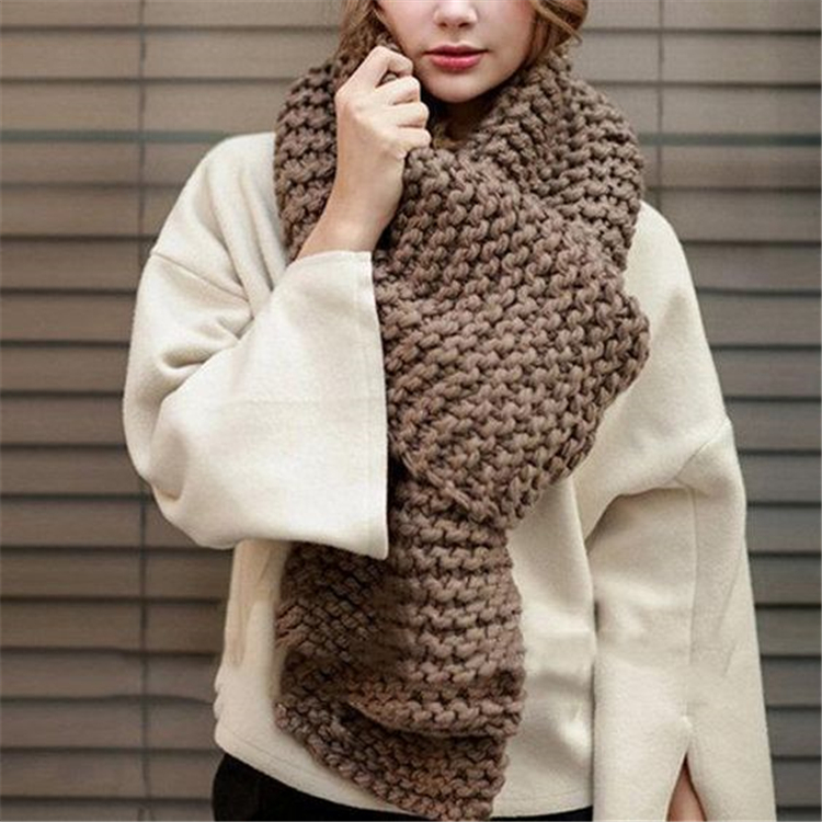 Comfortable,Temperament,Winter,All-Match,Scarf,Color Scarf,Solid color scarf,Fur scarf
