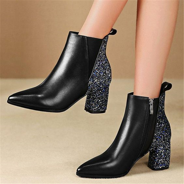 Boots,Special-Shaped Heel Boots ,Special-Shaped,Winter,Fashion-Leading,Shaped heel boots,Crystal heel boots,Spherical With boots