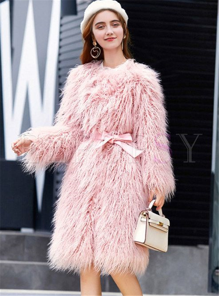 Coat,Winter Clothing,Goddess Fan ,Winter,black long down jacket,Pink plush coat,Double-sided woolen coat