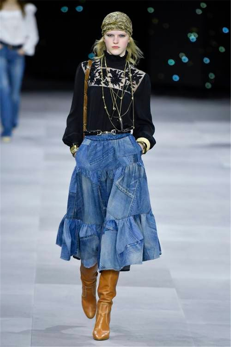 Fashion Trends,Spring ,fashion items,Beautiful,pleated skirt,little black pants,Denim skirt