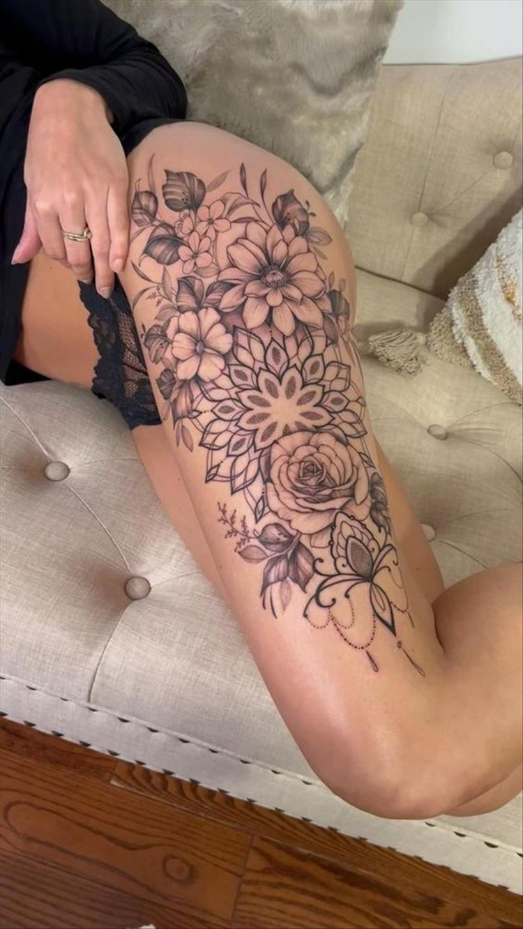Unique Tattoo Designs To Make You Looking Cool And Sexy; Hip Tattoo; Hip Tattoo Designs; Sexy Hip Tattoo; Unique Hip Tattoo; Floral Hip Tattoo; Hip; Tattoo; Back Tattoo; Chest Tattoo; #chesttattoo #hiptattoo #highthightattoo #legtattoo #backtattoo #floraltattoo #uniquetattoo